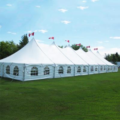 China COSCO Outdoor White Winter Party Tent , Aluminum Peg And Pole Structure Tent PO1 for sale