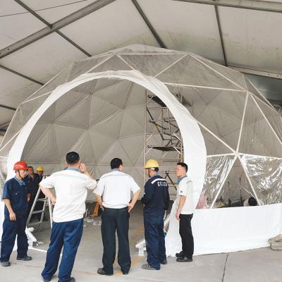 China Best price geodesic dome glamping luxury tent house for sale customized size for sale