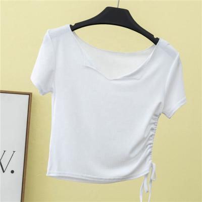 China CHENYAN Anti-Wrinkle Wholesale Plus Size T-Shirts For Women Embroidered Soft Cotton for sale