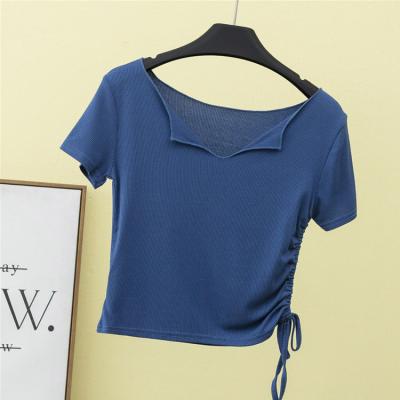 China Custom Anti-Wrinkle Wholesale Women's T-shirt Customizable T-shirts Long Sleeves for sale