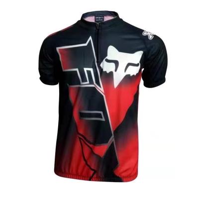 China Wholesale Men's Breathable Team Cycling Jersey With Breathable Short Sleeves for sale