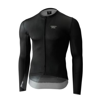 China Breathable Cycling Jersey Men Long Sleeve Cycling Jersey Tops Breathable Cycling Wear for sale