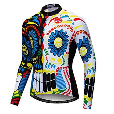 China Breathable Custom Mens Tank Top Cycling Long Sleeve Tops Full Zipper Cycling Pockets Long Sleeves for sale