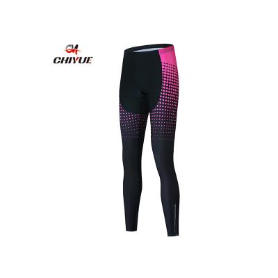 China CHIYUE Breathable Customized Wholesale Custom Cycling Pants Bibs Cycling Long Women Cycling Long for sale