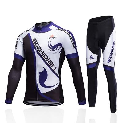 China OEM Breathable Mens Cycling Jersey Long Sleeve Cycling Jersey Set for sale