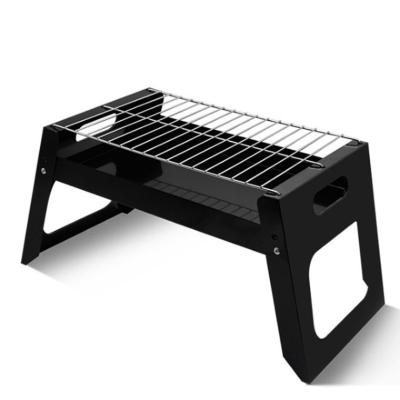 China Adjustable Height Folding Mini Campfire Grill Grate Camping Outdoor Tripod for Cooking for sale