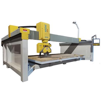 China 7.5KW Hotels 5 Axis Cutting Machine Cabinet Hole Opening Machine Rock Slab Stone Background Wall Natural Marble Cutting Machine for sale