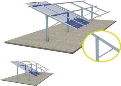 China Silver Solar Panel Ground Mounting Systems Support Structure Photovoltaic Stents High Stability for sale