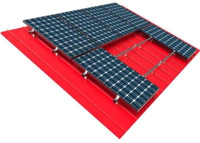 China Dach-Montage-Systeme des Sonnenkollektor-10kw warfen gewölbte trapezoide Stehfalz PV-Struktur zu verkaufen