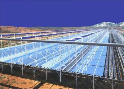 China Lineare montagerahmen-kundengebundene Farbe des Fresnel-Solarheizsystem-HDG Stahl zu verkaufen