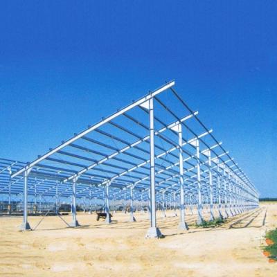 China 50MW Fixed Tilt Anodized Aluminum Frameless Solar Panel Mounting System for sale