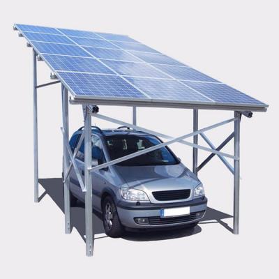 China Flexibele Gegalvaniseerde Staal20kw Zonnecarport Structuren Te koop