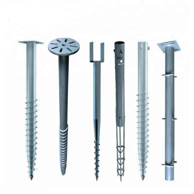 China Hot Dipped Galvanized Spiral Shape Ground Screw Piles 1000~3500mm Length for sale