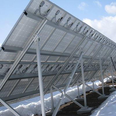 China Hot Dip Galvanized Steel Aluminum CY Solar Photovoltaic Ground Mounting System for sale