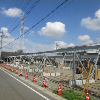 China Aangepaste PV het Opzetten van Parkeerplaatsen Zonnecarport Steunen Te koop