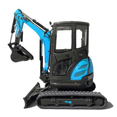 China Hotels 2.6Ton/2600KG KK30 Cabin Crawler Mini Excavator Mini Digger Bagger with Swing Boom and New Design and CE Certification for sale