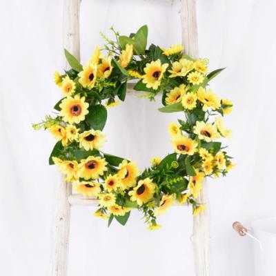 China PVC Flowers Cheap 48 Inch Outdoor Christmas Wreath for sale