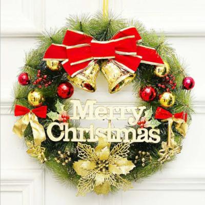 China Cheap PVC China Factory Price Frame Christmas Wreath Green 20 for sale