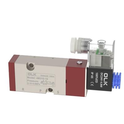 China Hotels pneumatic control components used on cylinders,Multiple function voltage options AC 220V and DC NEW 24V  4M310-10 for sale