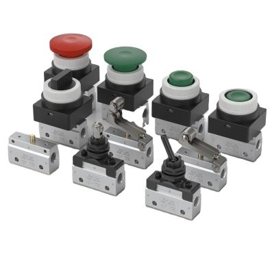 China Building Material Shops OLK S3/M3/M5/CM3/JM322/MOV321/MV322/MV522/JMJ/VM13 series air pneumatic hand switch control mechanical valves for sale