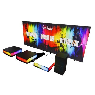 China Art Exhibition Display Sampling Design Modular Portable Exhibition Booth Stand for sale