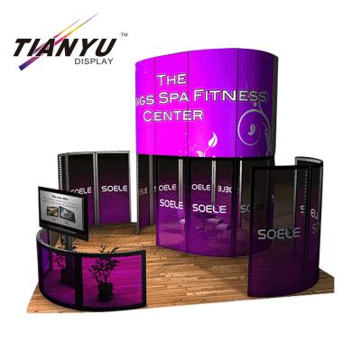 China creative cosmetic exhibit booth design china exhibition booth design and construction Customerize for sale