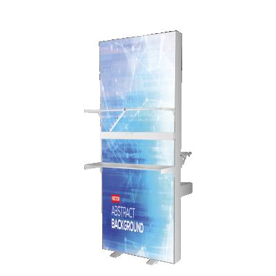 China Shopping Malls Advertising Led Boxes Lightbox Sign Customized Durable Silicone Seg Cloth Retail Light Box For Mall Store for sale