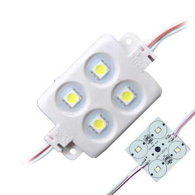 China Wholesale DC 12V Injection 5050 Square Office/Industrial Factory/Street Light 4 LED Lights Module With Good Price for sale