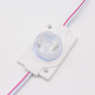 China Hot Sale 3030 Channel Letter DC 12V Injection Single White Color 1 Light Waterproof IP 67 1.5W Led Position Light Module For Indoor Outdoor Signage for sale