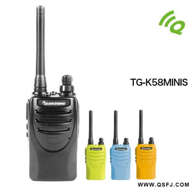 China Mini Woki Toki Mobile Radio VHF Mini Walkie Talkie Quansheng TG-K58minis TG-K58miniS Ultra High Frequency for sale