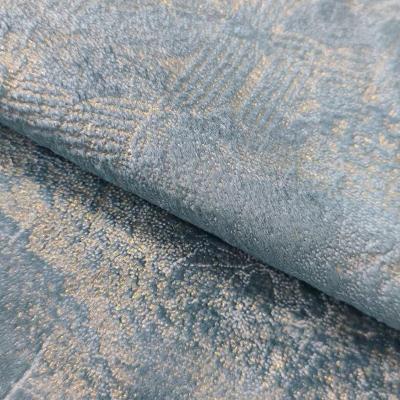 China Sueded Porcelain Fabrics New Brushed Aluminum Curtain Design Printed Velvet Curtain Fabrics For Curtains for sale