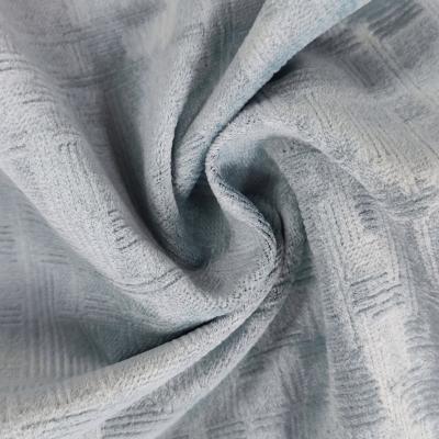 China Blackout Wholesale Price Home Textile Fabric 280cm Width Embossed Velvet Curtain for sale