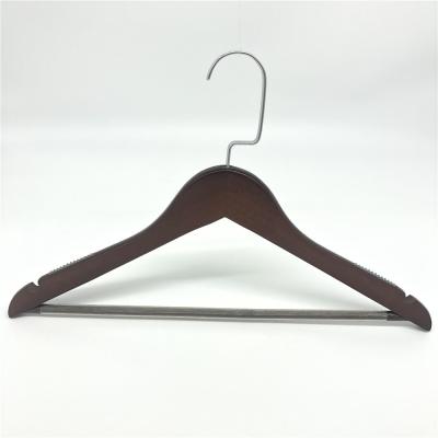 China Hanger with notches in the hanger two ends of new design custom made wooden multifunctional hot low price saling for sale