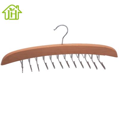 China Minimalist Wooden Non Slip Custom Coat Hanger Coat Outlet Factory Black Wooden Lingerie Hanger With Clips for sale