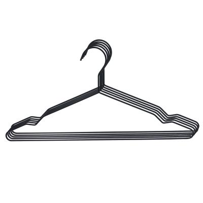 China High Quality Black Hanger Strong Stainless Steel Metal Wire Hangers Stailess Wholesale Steel Hardware for sale