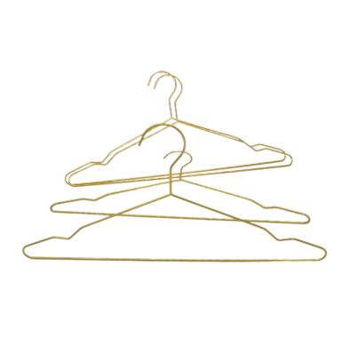 China Cheap Slim Elegant Hangers Metal Wire Steel Hanger Stailess Factory Steel Materials For Dry And Wet Clothes for sale