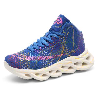 China Jinjiang fashion\comfortable\durable fashion\colorful luminous children's basketball shoes custom-made comfortable\durable fashion kids shoes for sale