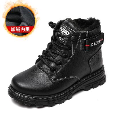 China Fashion Trend High Quality Quantity Custom Kids High Tops Fashion Comfortable Campus Shoes, Genuine Leather Martin Boots Winter Kid for sale