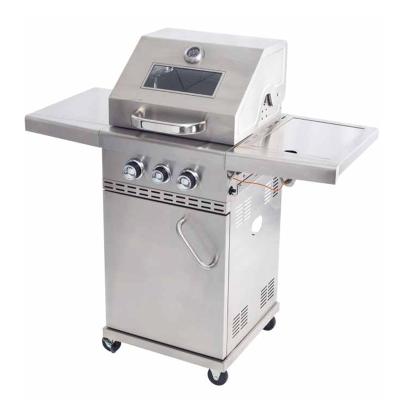 China Easily Fully Assembled 430 Stainless Steel Gas BBQ Grill BBQ Equipment for sale