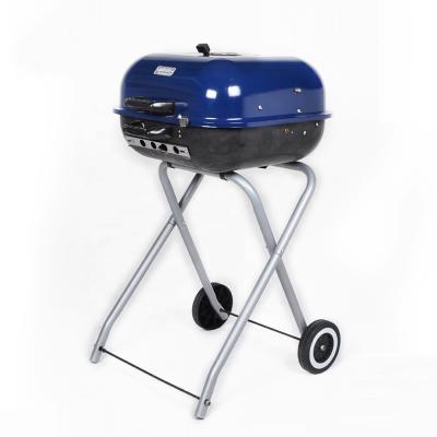 China Adjustable Height Portable Folding Charcoal BBQ Grill for sale