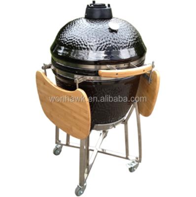 China New Easily Assembled 23.5inch Kamado Grill With Wooden Packing for sale