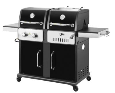 China NEW DESIGN easily compiled! 2 in 1 Gas and Charcoal Combination BBQ Grill for sale