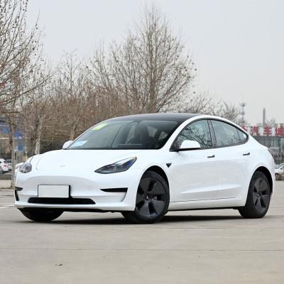 China 2023 New Pure Energy Vehicles Adult 4 Wheel Tesla Model 3 Tesla EV Car 60kw/h Pure Electric Car 556km for sale