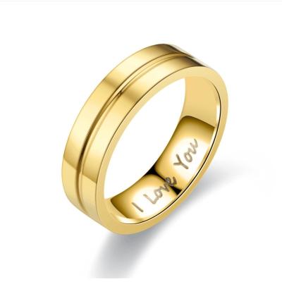 China Fashion Female Love Jewelry Romantic Couples Titanium Steel Diamond Korean Party Rings Stainless For Women Girls for sale