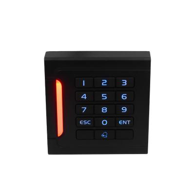 China Waterproof RFID Access Control Smart Card System Reader With Keyboard Rfid Antenna 88*88*21mm for sale