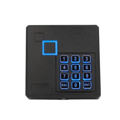 China Plastic ABS Wholesale Smart Card Reader Access Control Keyboard RFID Readers With Wiegand26/34 Bit for sale