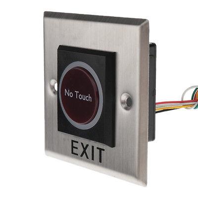 China Gate/Door/Exit/Automation Control No Touch Exit Button IR Wall Mounted Infrared Switch Sensor Access Control Exit Button for sale