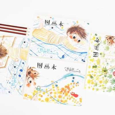 China Wholesale Kids Drawing Painting Cute Book Student Cartoon Class of 2020 Printed Educational Notebook for sale