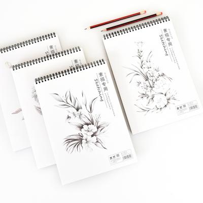 China 2020 New Spiral Design A4 Students Spirals Drawing Painting Sketching Notebook With Hook Plastic Factory Wholesale Customization for sale