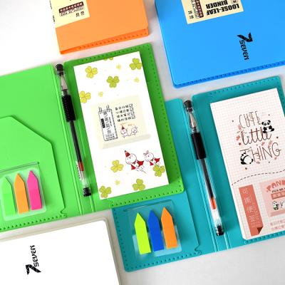 China Mini Colorful Sticky Note Pad with Removable Sticky Notes and Sticky Pen Notepad Multicolor PVC Coating for sale